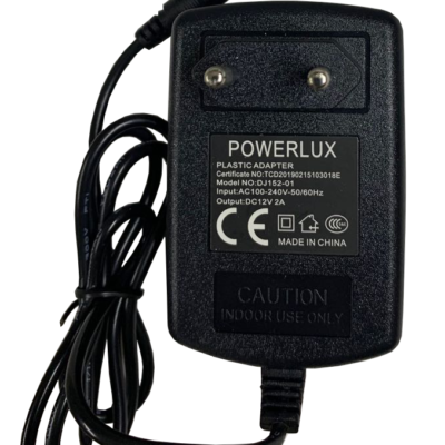 Powerlux 12V 2A Plastik Priz Tip Adaptör