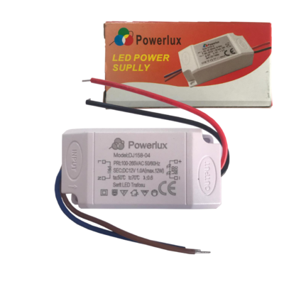 Powerlux DC12V 1A 12W Adaptör