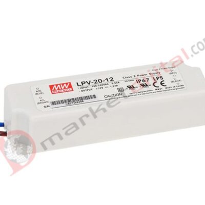 LPV-20-12 12 Volt 1.67 Amper IP67 Meanwell