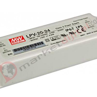 LPV-20-24 24 Volt 0.84 Amper IP67 Meanwell